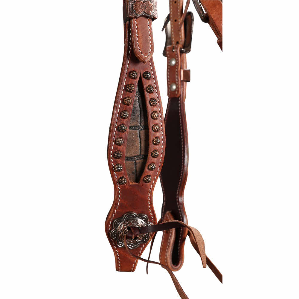 Cooper Allan Western Leather Bridle Hand Crafted by superior craftsman