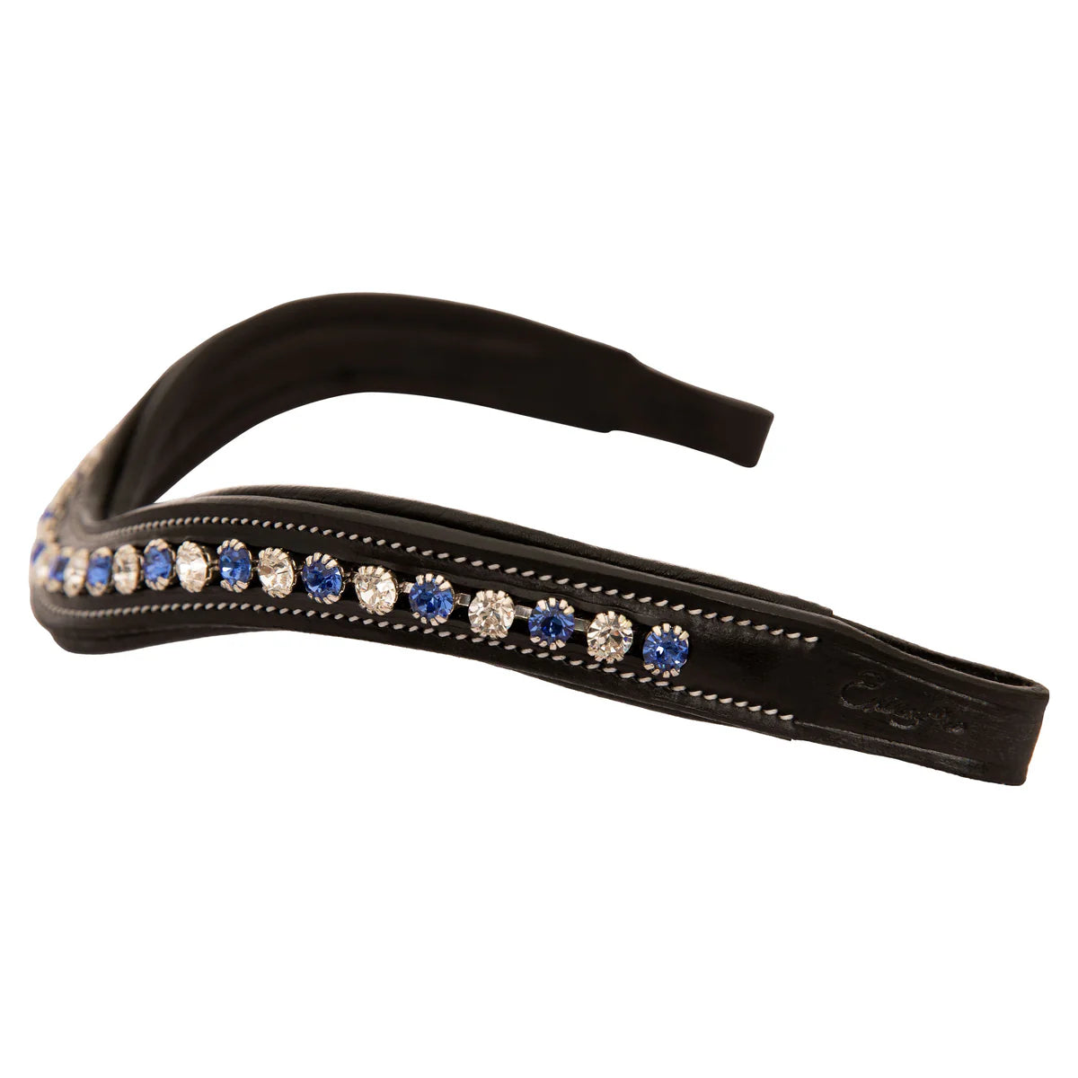 Cooper Allan Blue & Clear Crystal Horse Browband