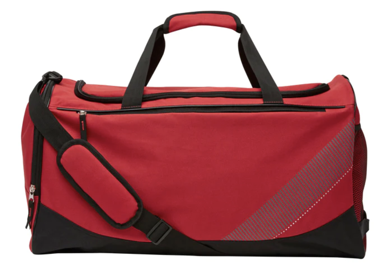 NNEDSZ Large Foldable Sports Gym Duffle Bag Waterproof Travel Duffel Bag - Red