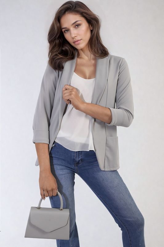 Cooper Allan Moda Open Front Cardigan with Front Pockets